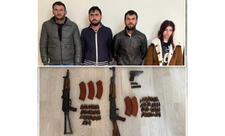 Bərdə və Ağdamda silah alveri edən dəstənin üzvləri tutulub - FOTO
