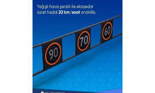 Zığ dairəsi-Hava Limanı yolunda sürət həddi endirilib