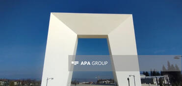 Xankəndidəki Zəfər parkında “Zəfər qalereyası” sərgi-nümayiş zalı yaradılıb - FOTO