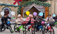 Leyla Əliyevanın təşəbbüsü ilə Yevlax şəhərində uşaqlar üçün Yeni il tədbiri təşkil olunub