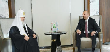 Patriarx Kirill Prezident İlham Əliyevi təbrik edib