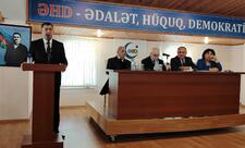 ƏHD Partiyası Ali Məclisinin iclası keçirilib