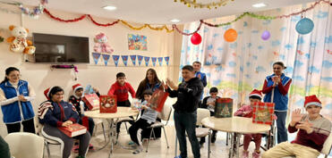 Leyla Əliyevanın təşəbbüsü ilə Mingəçevirdə uşaqlar üçün Yeni il şənliyi keçirilib