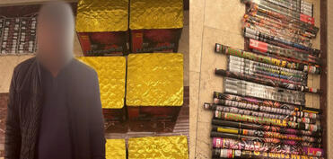 Qaradağda pirotexniki vasitələr satan şəxs saxlanılıb