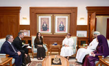 Heydər Əliyev Fondunun vitse-prezidenti Leyla Əliyeva Omanda səfərdədir