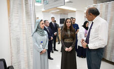 Leyla Əliyeva Maskatda Xərçəngin Kompleks Müalicəsi və Tədqiqatı Mərkəzini ziyarət edib