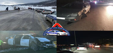 DYP: Dörd gündə yol qəzalarında 8 nəfər ölüb, 6 nəfər xəsarət alıb