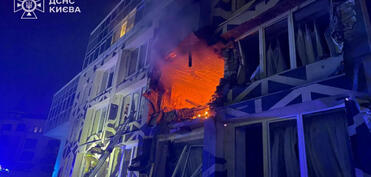 Kiyevdə xəstəxanaya zərbə endirilib: ölən və yaralananlar var