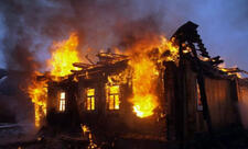 Lənkəranda 8 otaqlı evdə yanğın olub