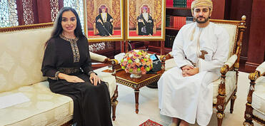 Leyla Əliyeva Maskatda Oman Sultanlığının Vəliəhdi ilə görüşüb