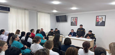 FHN Qax rayon Mərkəzi Xəstəxanasında yanğın-taktiki təlim keçirib - VİDEO