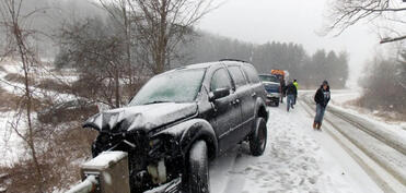 Bayram günlərində qarlı hava ilə bağlı avtomobillər dəyən ziyan 1 mln. manata çatıb