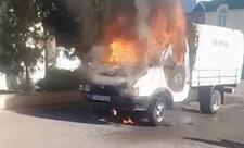 Tərtərdə "QAZel" yandı - Video