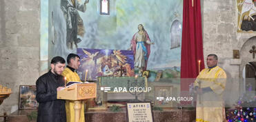 Qəbələnin Nic qəsəbəsində Milad bayramı qeyd olunub