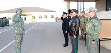 HHQ komandanı və Hərbi prokuror hərbi hissələrdə olublar  - FOTO