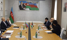 Kəmaləddin Heydərov Fələstin səfiri ilə görüşüb