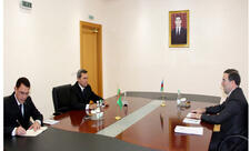 Türkmənistan–Azərbaycan əlaqələrinin aktual istiqamətləri müzakirə olunub