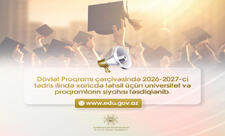 Dövlət Proqramı ilə xaricdə təhsil üzrə universitet və proqramların siyahısı təsdiqlənib