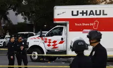 Los-Ancelesdə İran əleyhinə aksiya zamanı yük maşını etirazçıların üzərinə sürülüb