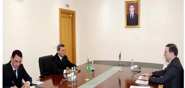 Türkmənistan–Azərbaycan əlaqələrinin aktual istiqamətləri müzakirə olunub