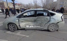 Naxçıvanda yol qəzasında 4 nəfər xəsarət alıb - FOTO