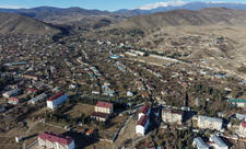 Prezident İlham Əliyev Ağdərə şəhərinin Baş planı ilə tanış olub