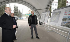 Prezident İlham Əliyev Ağdərə şəhərinin Baş planı ilə tanış olub