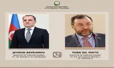 Ceyhun Bayramov Venesuela XİN rəhbəri ilə Karakasdakı son hadisələri müzakirə edib