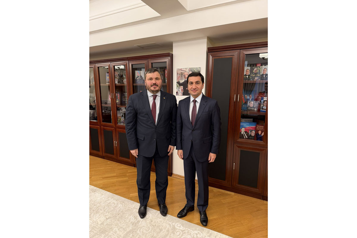Hikmət Hacıyev Ukrayna səfiri ilə strateji tərəfdaşlığın gücləndirilməsini müzakirə edib
