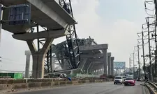 Taylandda tikinti kranı yola düşüb: 2 nəfər ölüb, 5 nəfər yaralanıb