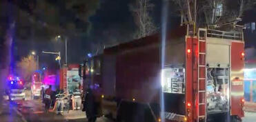 Bakıda binada yanğın sündürülüb  - FOTO/ - YENİLƏNİB 2