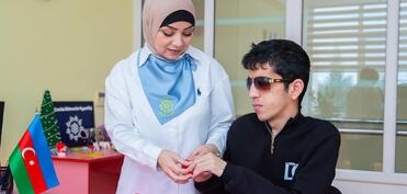 Sığınacaq və Sosial Reabilitasiya Müəssisəsində ötən il gözdən əlilliyi olan 32 şəxsə xidmət göstərilib