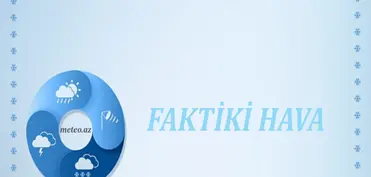 Yağıntılı hava şəraiti müşahidə olunur - FAKTİKİ HAVA