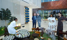 Heydər Əliyev Fondunun vitse-prezidenti Leyla Əliyeva Efiopiya Elm Muzeyini ziyarət edib