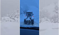 Lerikdə qar səbəbilə 80 kəndə enerji verilişi dayanıb