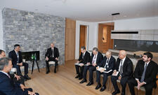 Prezident İlham Əliyev Davosda Braziliyanın “BTG Pactual” şirkətinin sədri ilə görüşüb