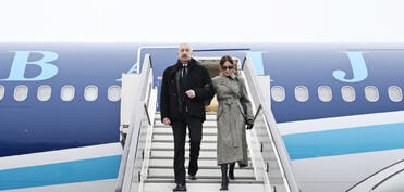 Prezident İlham Əliyev Davos Forumunda iştirak etmək üçün İsveçrəyə səfərə gəlib