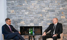 Azərbaycan Prezidenti İlham Əliyev Davosda Finlandiya Prezidenti ilə görüşüb