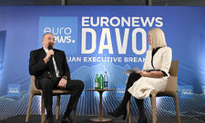 Prezident İlham Əliyev Davosda “Euronews”a müsahibə verib