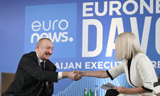 Prezident İlham Əliyev Davosda “Azərbaycan rəhbərliyi ilə səhər yeməyi” adlı tədbirdə iştirak edib