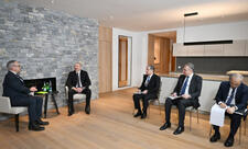 Prezident Davosda “Dell Technologies” şirkətinin Avropa, Yaxın Şərq və Afrika üzrə prezidenti ilə görüşüb