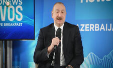 Prezident İlham Əliyevin sosial şəbəkə hesablarında Davosda keçirilən Dünya İqtisadi Forumunda iştirakının görüntüləri paylaşılıb - VİDEO