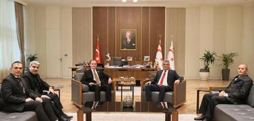 Azərbaycan–Kipr Dostluq Cəmiyyəti Şimali Kipr Türk Cümhuriyyətinin Prezidenti ilə rəsmi görüş keçirib