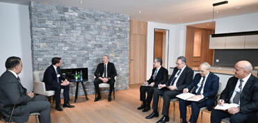 Prezident İlham Əliyev Ümumdünya İqtisadi Forumunun İllik toplantısında keçirdiyi görüşlərlə bağlı paylaşım edib
