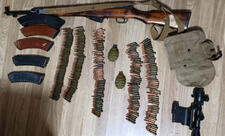 Şabranda silah-sursat aşkarlanıb