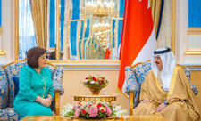 Sahibə Qafarova Bəhreyn Kralı ilə görüşüb