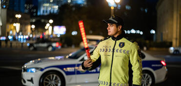 Piyadaya yol verməyən sürücü saxlanılıb