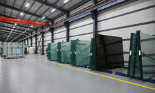 Prezident Sumqayıtda güzgü vərəqələrin istehsalı zavodunun açılışında iştirak edib