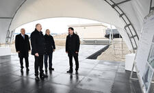 Prezident Sumqayıtda polipropilen və laminatlı kisə istehsalı müəssisəsinin təməlini qoyub