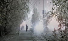 Moskvada güclü qar səbəbindən nəqliyyatın hərəkəti iflic olub